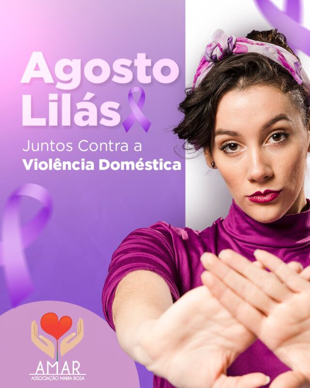 Durante o mês de agosto, destacamos a importância do combate à violência doméstica com a campanha Agosto Lilás. Essa iniciativa busca conscientizar a sociedade sobre a necessidade urgente de proteger e apoiar as vítimas de violência, principalmente as mulheres.

🔍 Por que Agosto Lilás?
O Agosto Lilás foi instituído para marcar o aniversário da Lei Maria da Penha, criada para combater a violência doméstica e familiar contra a mulher. É um momento para refletirmos sobre os desafios enfrentados e as conquistas obtidas na luta por uma sociedade mais justa e segura.

🤝 Como podemos ajudar?

Conscientização: Falar sobre o tema e divulgar informações.
Apoio: Oferecer apoio emocional e prático a vítimas e sobreviventes.
Denúncia: Encaminhar denúncias ao ligar para o 180 ou procurar a delegacia mais próxima.

Vamos juntos levantar essa bandeira e promover um ambiente de respeito, amor e igualdade. Cada ação conta e faz a diferença!

#AgostoLilás #ViolênciaDoméstica #LeiMariaDaPenha #JuntosPelaPaz